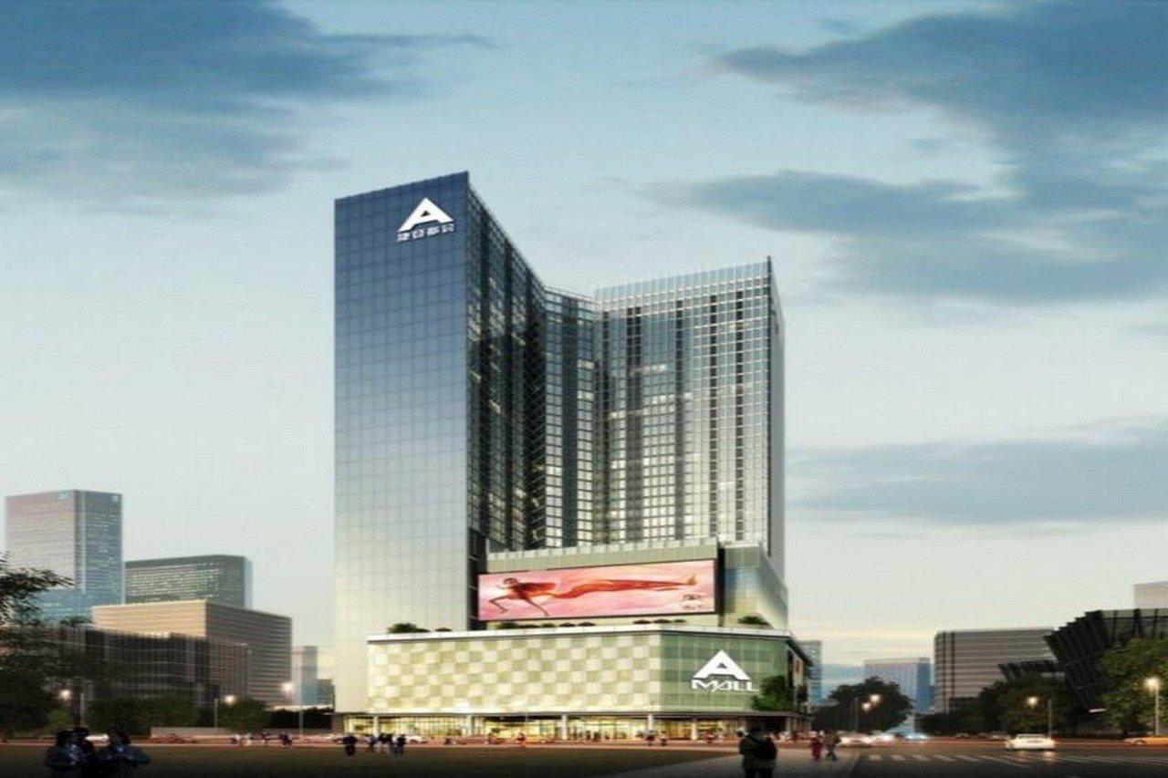 Aoyou International Apartment Hotel A Mall Brunch Cantón Exterior foto